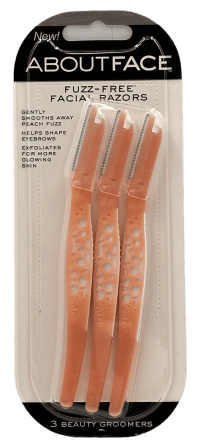Aboutface Fuzz-Free Facial Razors - 3 Beauty Groomers