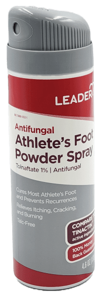 Leader Antifungal Athlete's Foot Powder Spray - 4.6 OZ
