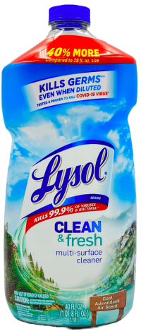 Lysol - Clean & Fresh Multi-Surface Cleaner - Cool Adirondack Air Scent - 40 Fl. Oz.