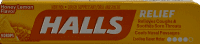 Halls Relief Honey Lemon Cough drops - 9 Ct