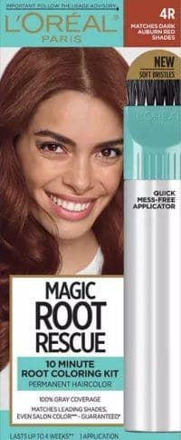 L'Oreal Paris - Magic Root Rescue - 10 Minute Root Hair Coloring Kit - 4R