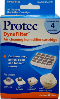 Protec -DynaFilter Air Cleaning Humidifier Cartridge